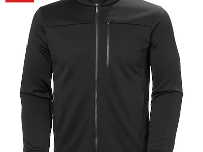 HELLY HANSEN CREW FLEECE JACKET EBONY