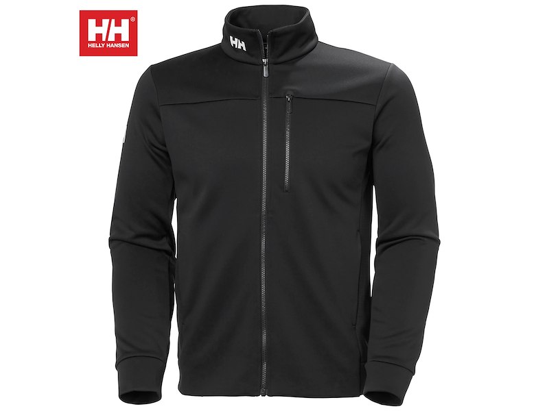 HELLY HANSEN CREW FLEECE JACKET EBONY
