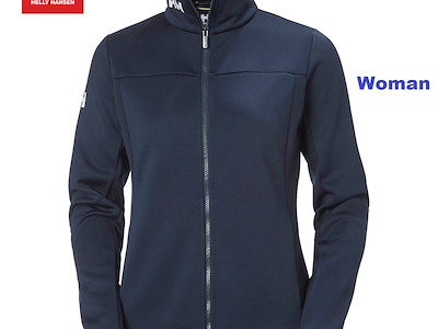 HELLY HANSEN W CREW FLEECE JACKET NAVY