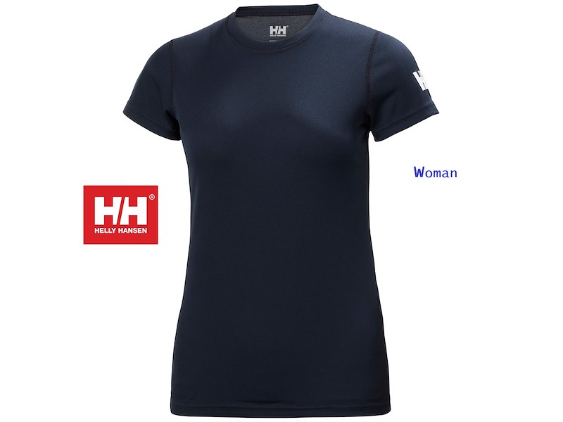 HELLY HANSEN TECH T-SHIRT DONNA 2.0 BLUNAVY