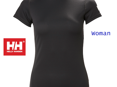 HELLY HANSEN TECH T-SHIRT DONNA EBONY