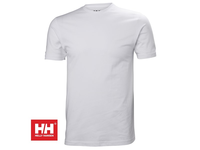 HELLY HANSEN CREW T-SHIRT COTONE WHITE