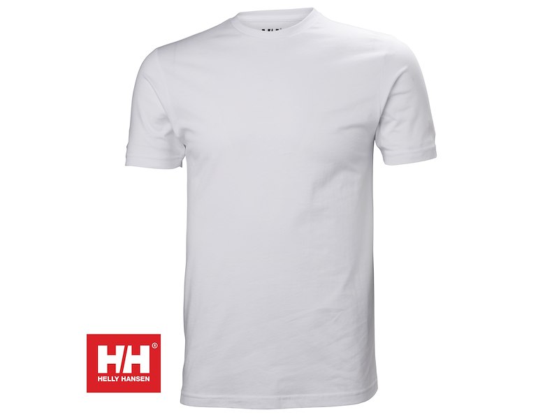 HELLY HANSEN CREW T-SHIRT COTONE WHITE