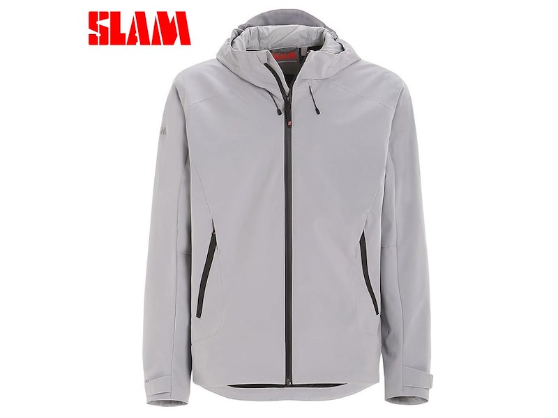 GIACCA SLAM CREW HOODED JACKET 2.0 ALUMINIUM