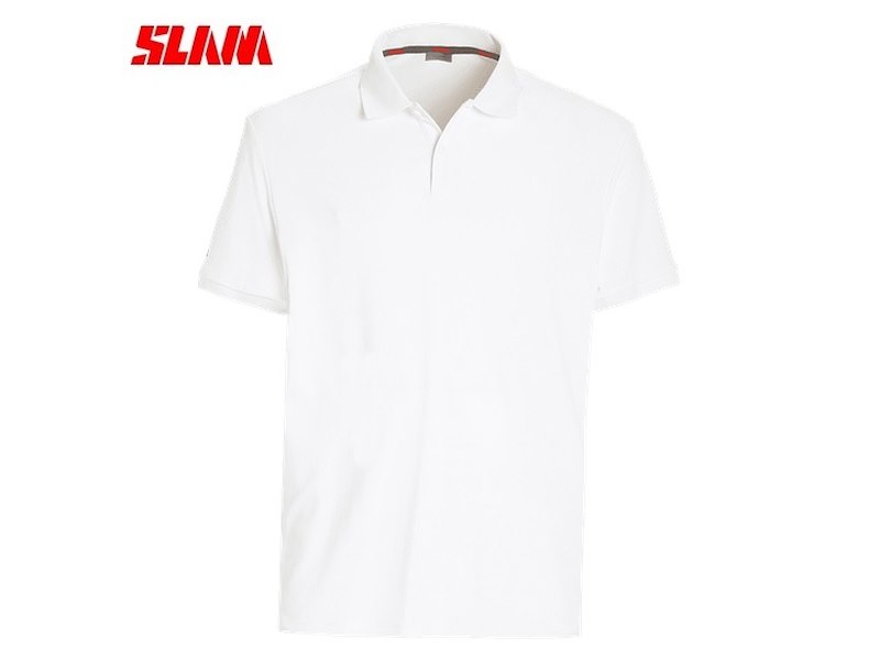 POLO SLAM UOMO TECH PIQUE BRIGHT WHITE