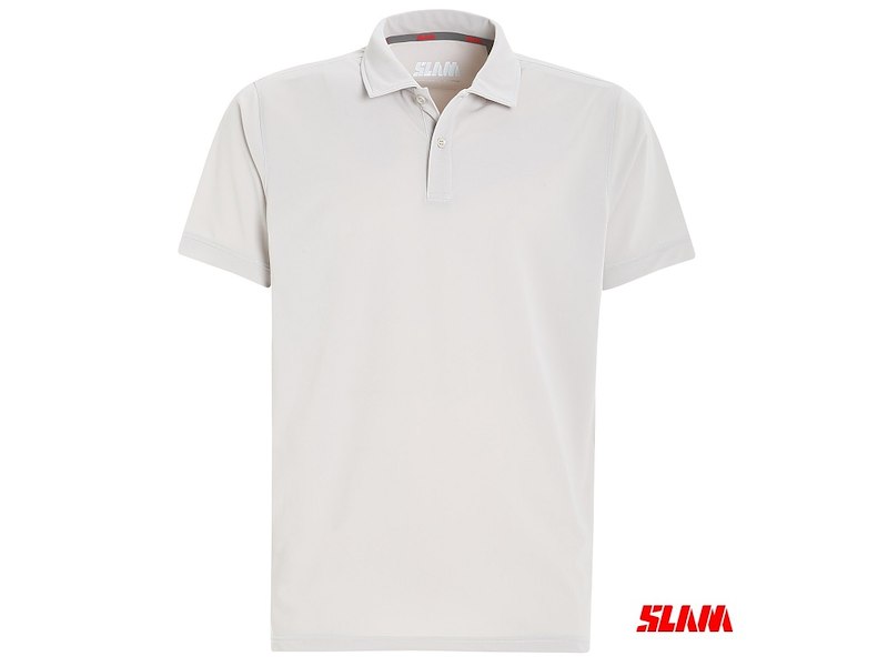 POLO SLAM UOMO TECH PIQUE GLACIER GREY