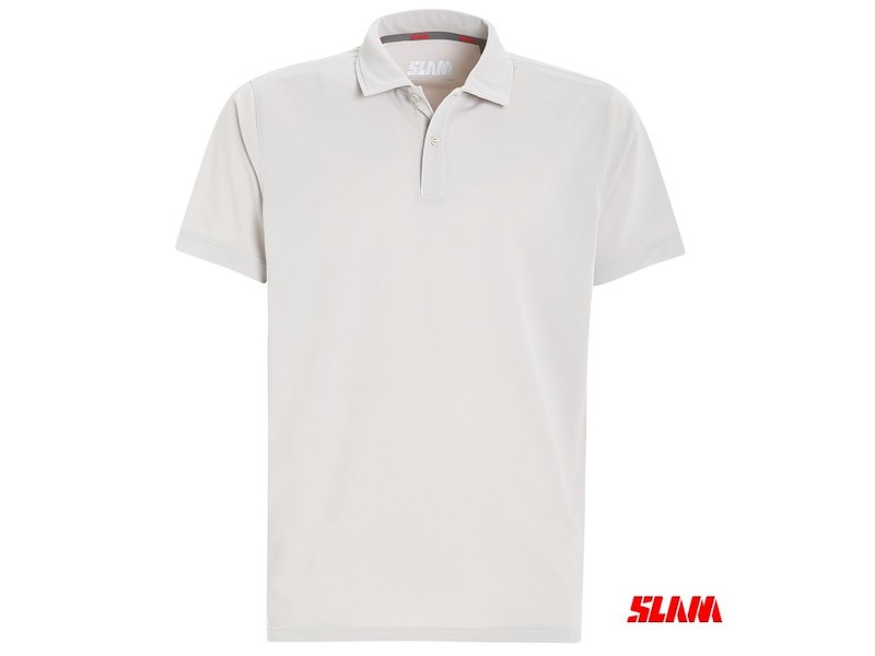 POLO SLAM UOMO TECH PIQUE GLACIER GREY