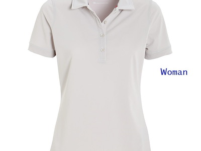POLO SLAM DONNA TECH PIQUE GLACIER GREY