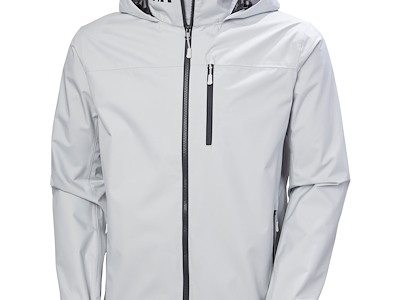 HELLY HANSEN CREW HOODED JACKET 2.0 GREY FOG