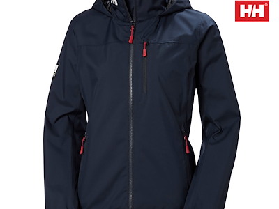 HELLY HANSEN WOMAN CREW HOODED JACKET 2.0 NAVY