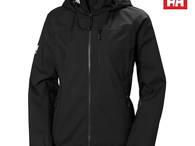 HELLY HANSEN WOMAN CREW HOODED JACKET 2.0 BLACK