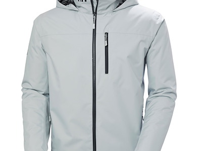 HH CREW HOODED MIDLAYER JKT 2.0 GREY FOG