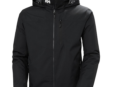 HH CREW HOODED MIDLAYER JKT 2.0 BLACK