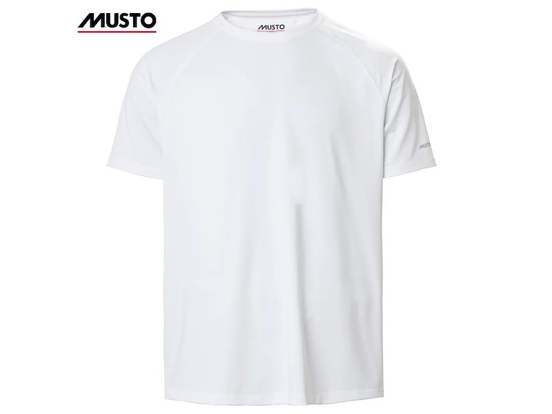 T-SHIRT UOMO MUSTO EVO CREWSUNBLOCK WHITE