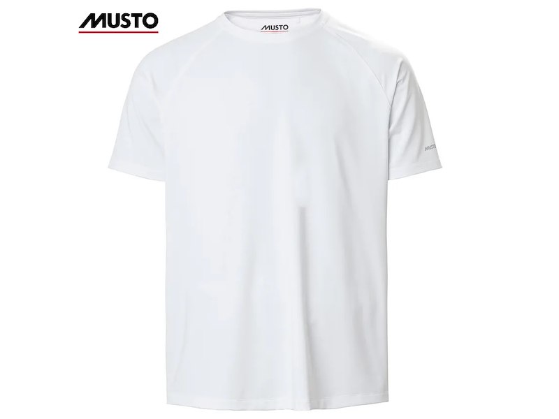 T-SHIRT UOMO MUSTO EVO CREWSUNBLOCK WHITE