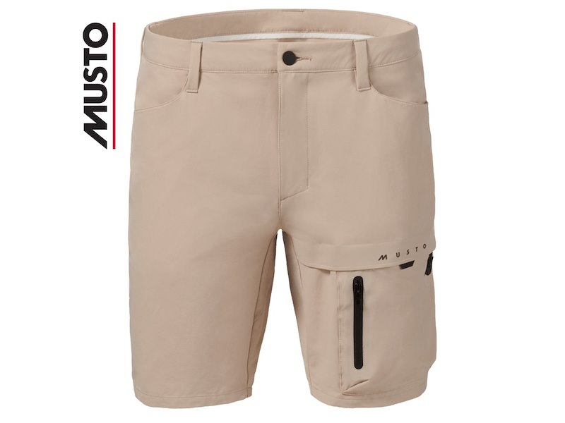 BERMUDA MUSTO RIB FD SHORT LIGHT STONE