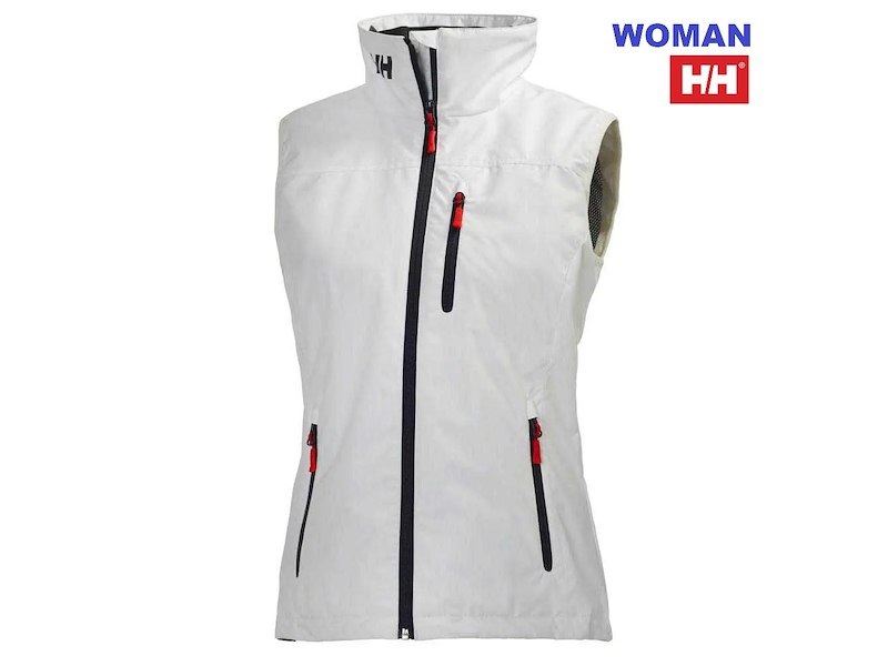 GILET DONNA HELLY HANSEN CREW VEST 2.0 BIANCO