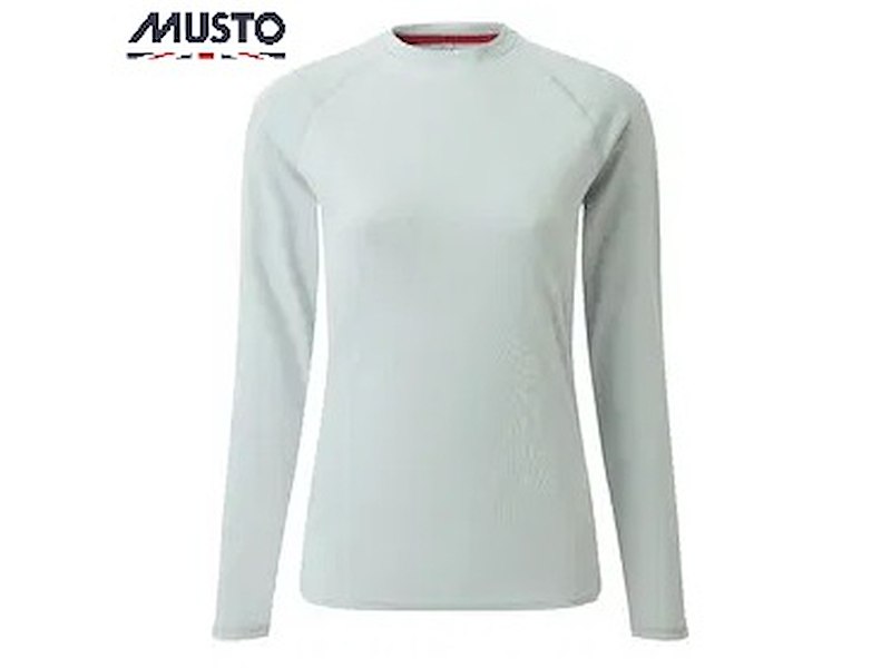 T-SHIRT MUSTO DONNA MANICA LUNGA SUNBLOCK PLATINUM
