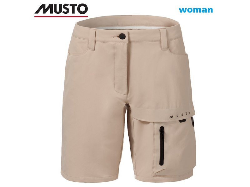 BERMUDA MUSTO DONNA STRETCH LIGHT STONE