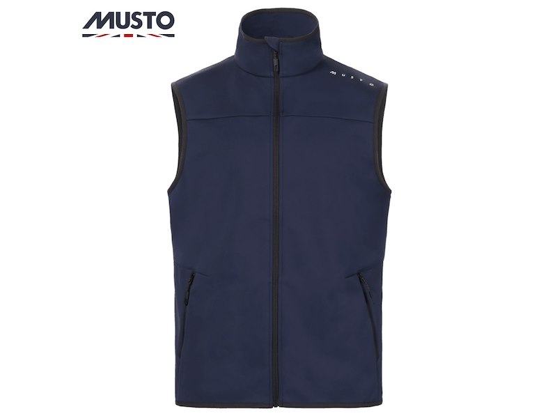 GILET MUSTO SOFTSHELL NAVY