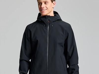 GIACCA SLAM CREW HOODED JACKET 2.0 BLACK