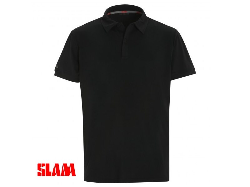 POLO SLAM UOMO TECH PIQUE BLACK