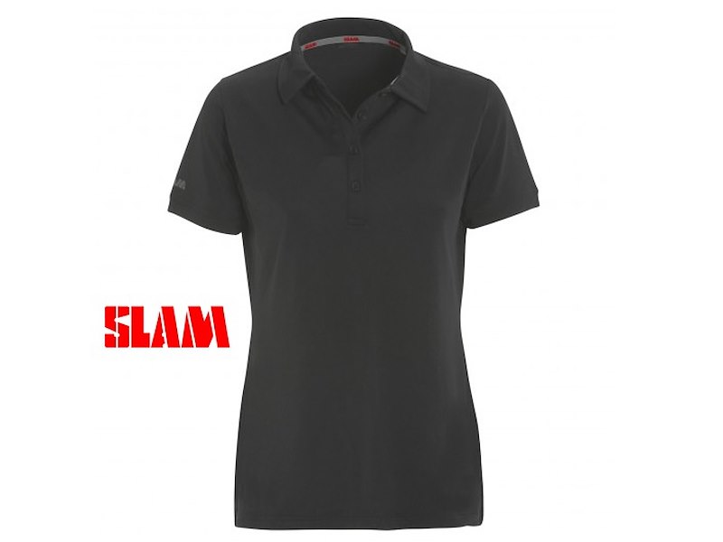 POLO SLAM DONNA TECH PIQUE TITANIUM