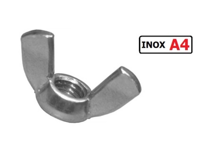 DADI AD ALETTE INOX AISI 316