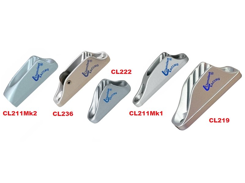 STROZZATORI CLAMCLEAT ALUMINIUM SILVER