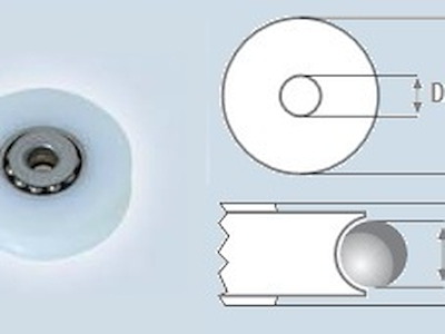 PULEGGE DELRIN SU SFERE INOX