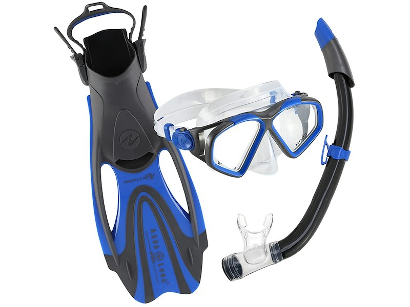 SET SNORKELING AQUALUNG HAWKEYE