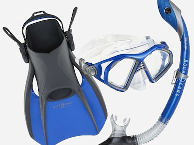 SNORKELING SET AQUALUNG TROOPER
