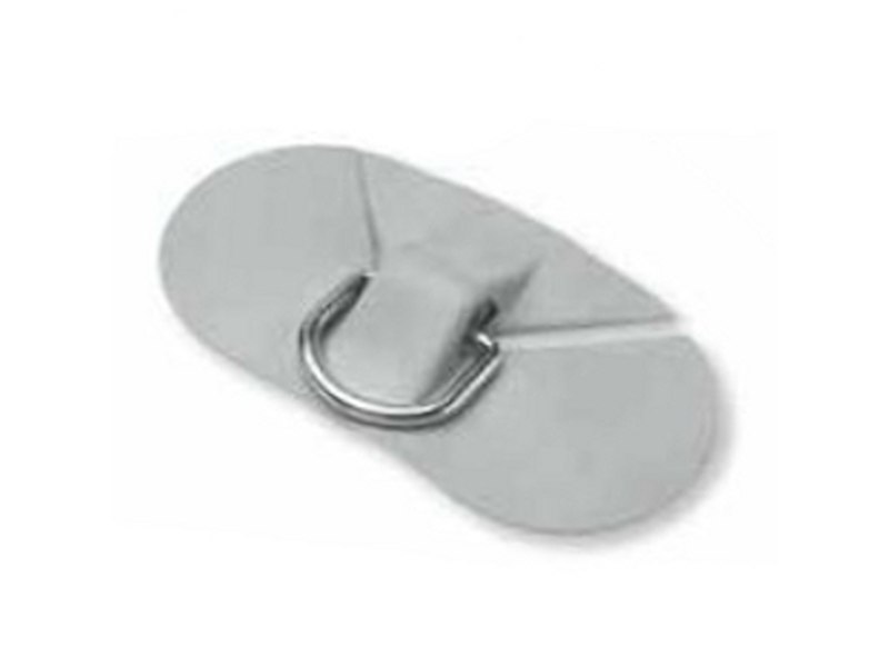 PLACCA CON ANELLO PER ORMEGGIO