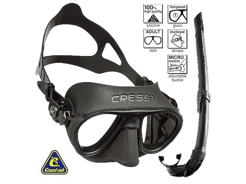 SET MASCHERA CRESSI CALIBRO + CORSICA