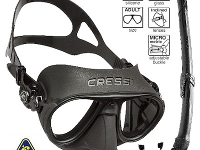 SET MASCHERA CRESSI CALIBRO + CORSICA