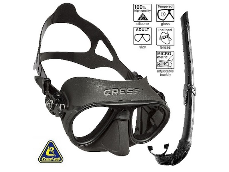 SET MASCHERA CRESSI CALIBRO + CORSICA