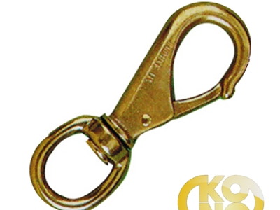 MOSCHETTONE GIREVOLE OTTONE
