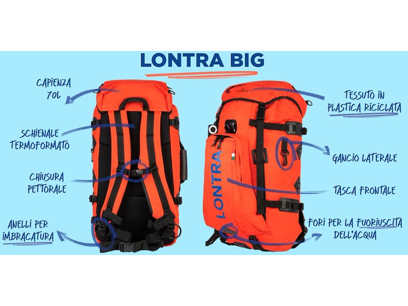 ZAINO GALLEGGIANTE LONTRA BIG