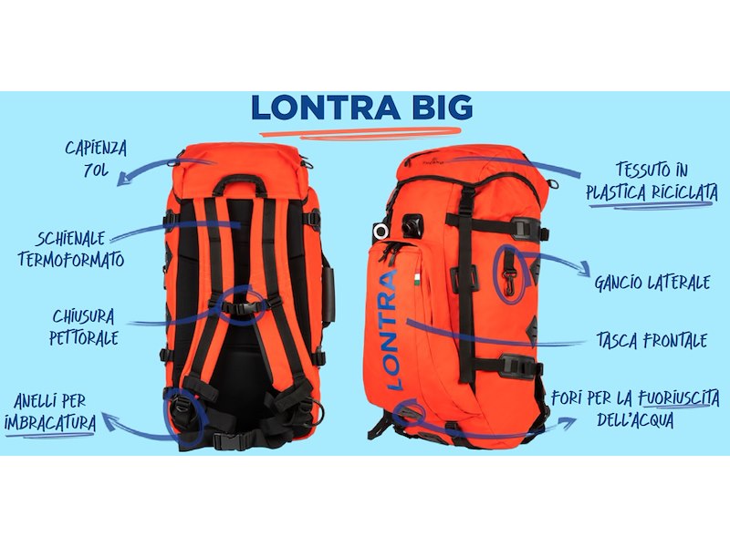 ZAINO GALLEGGIANTE LONTRA BIG