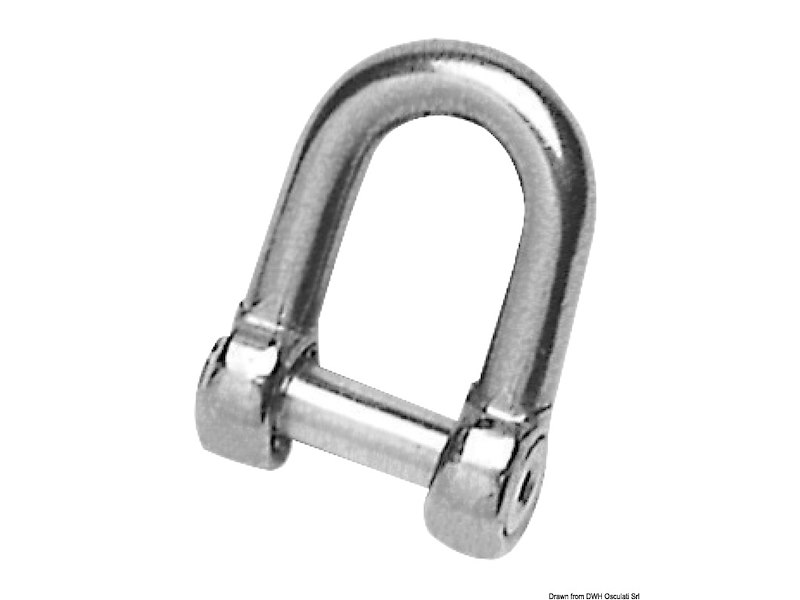 Grillo con perno incassato per ancore, taglio brugola