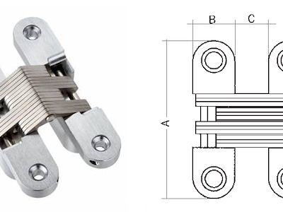 CERNIERE INOX INVISIBILI