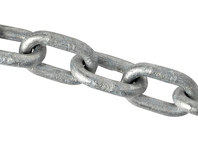 Catena a maglia genovese zincata a fuoco