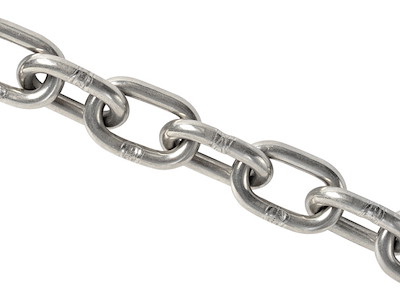 Catena a maglia genovese in acciaio inox AISI 316