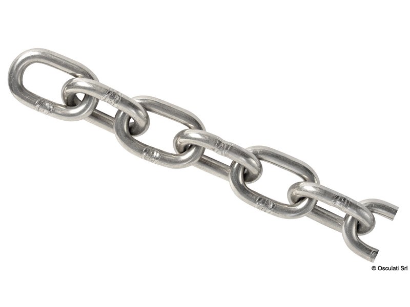 Catena a maglia genovese in acciaio inox AISI 316