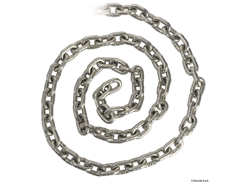 Catena calibrata in acciaio inox AISI 316