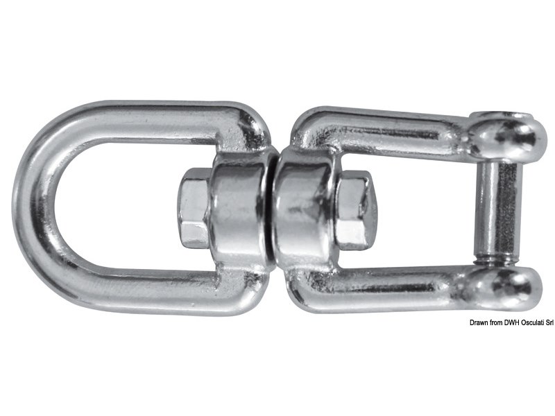 Girella in acciaio inox AISI 316 lucidate a specchio