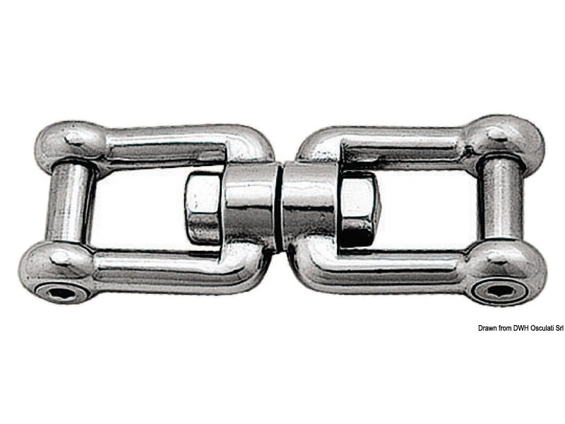 Girella in acciaio inox AISI 316 lucidate a specchio