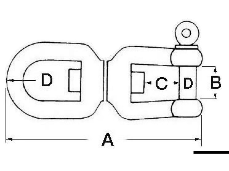 Girella in acciaio inox AISI 316 lucidate a specchio