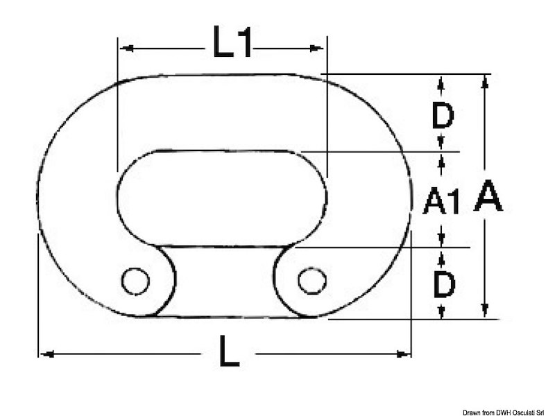 Falsa maglia per giunzioni catene