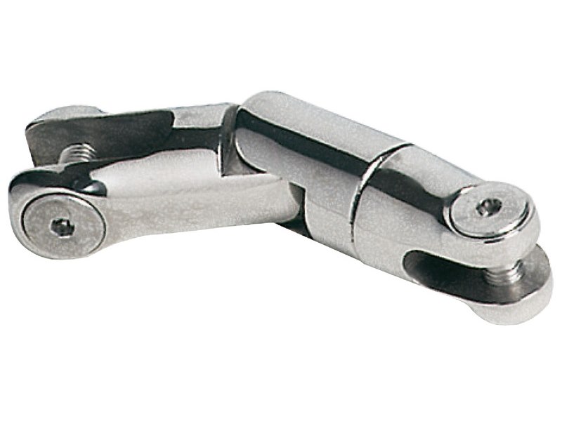 Attacco girevole a doppio snodo per ancore